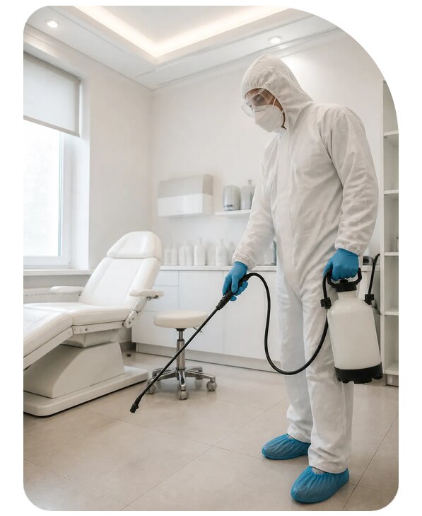 Профессиональная дезинфекция клиники в Дюртюли по цене от 5213 р. | Сенат-Дюр